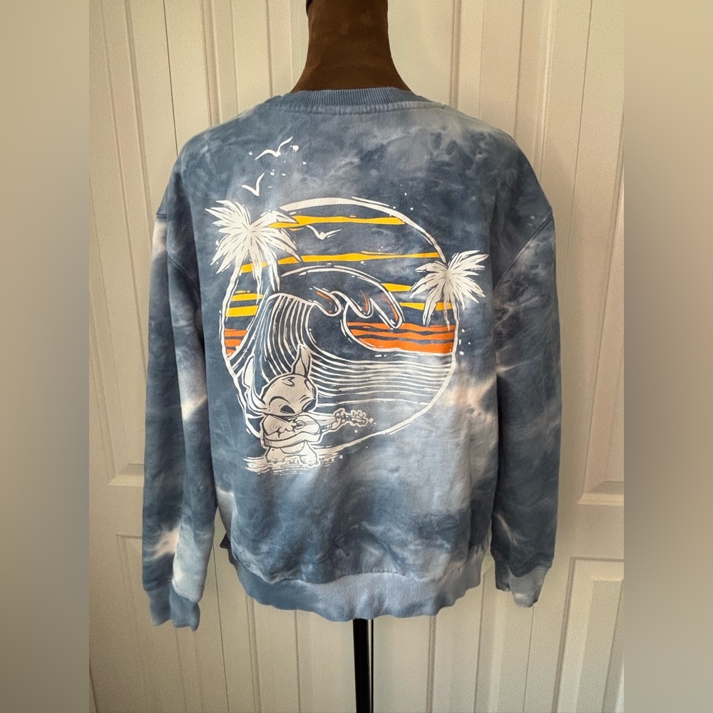 Disney Stitch Tie Dye Sweatshirt